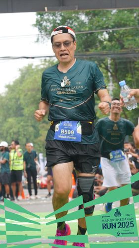 Race photo from Mangkunegaran Run 2025