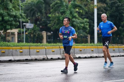 Race photo from Road to BAF Lions Run 2024