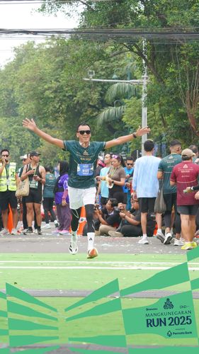 Race photo from Mangkunegaran Run 2025
