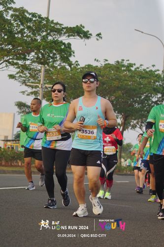 Race photo from BAF LIONS RUN 2024