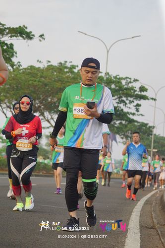 Race photo from BAF LIONS RUN 2024