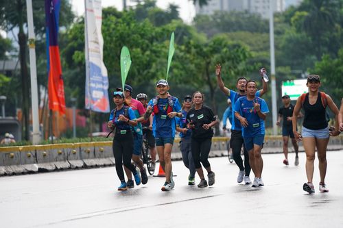Race photo from Road to BAF Lions Run 2024