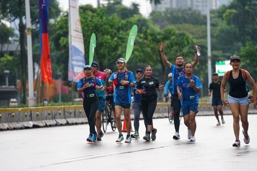 Race photo from Road to BAF Lions Run 2024