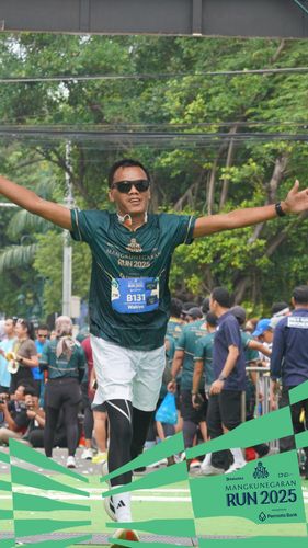 Race photo from Mangkunegaran Run 2025