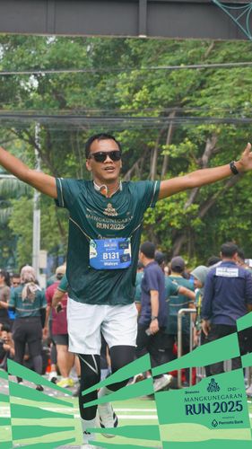 Race photo from Mangkunegaran Run 2025