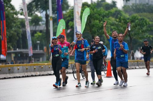 Race photo from Road to BAF Lions Run 2024