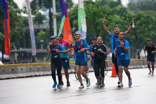 Race photo from Road to BAF Lions Run 2024