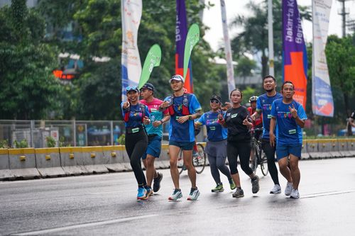 Race photo from Road to BAF Lions Run 2024