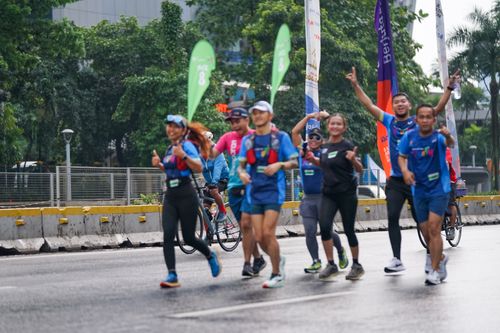 Race photo from Road to BAF Lions Run 2024