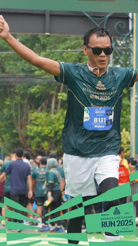 Race photo from Mangkunegaran Run 2025