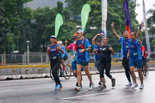 Race photo from Road to BAF Lions Run 2024
