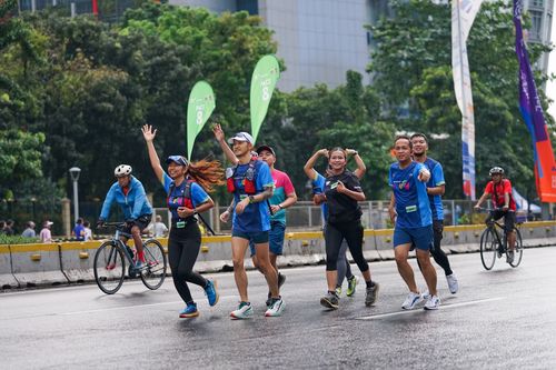 Race photo from Road to BAF Lions Run 2024