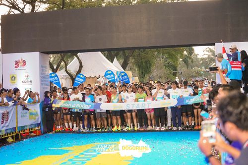 Race photo from Taman Budaya x BOGORUN 2025