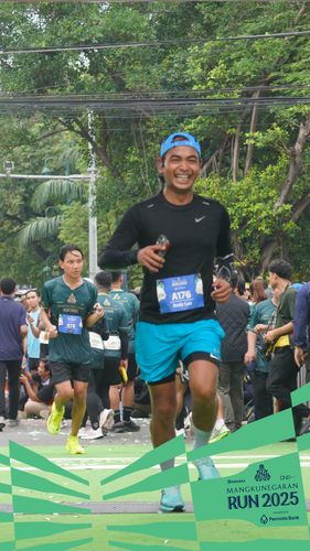 Race photo from Mangkunegaran Run 2025