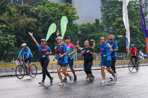 Race photo from Road to BAF Lions Run 2024