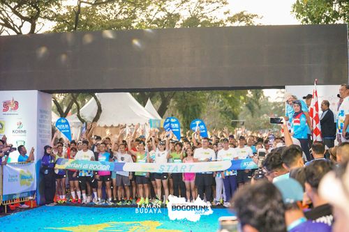 Race photo from Taman Budaya x BOGORUN 2025