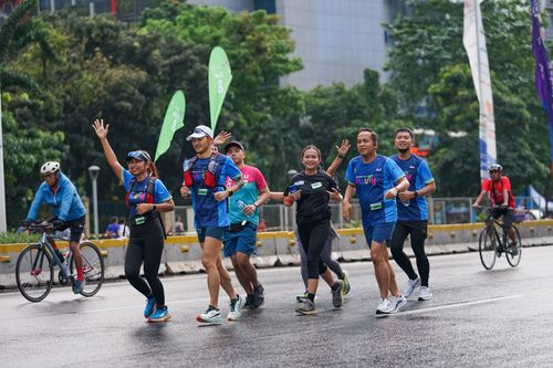 Race photo from Road to BAF Lions Run 2024