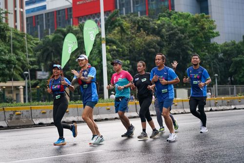 Race photo from Road to BAF Lions Run 2024