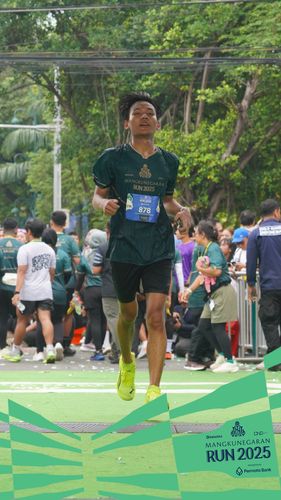 Race photo from Mangkunegaran Run 2025