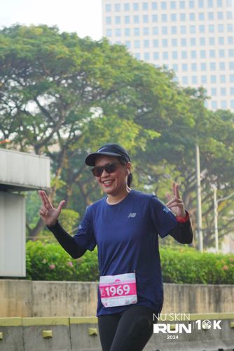 Race photo from Nu Skin Run 10K