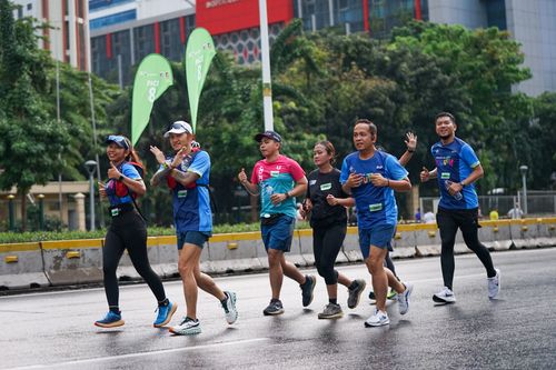 Race photo from Road to BAF Lions Run 2024