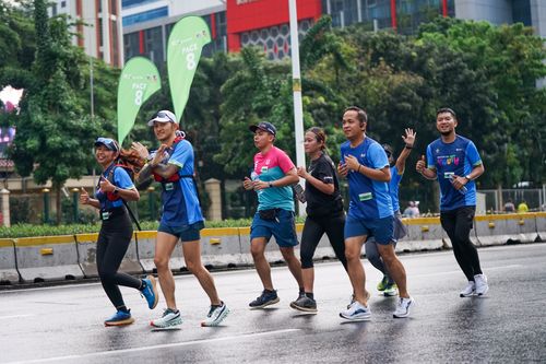 Race photo from Road to BAF Lions Run 2024