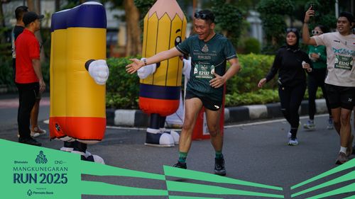 Race photo from Mangkunegaran Run 2025