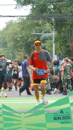 Race photo from Mangkunegaran Run 2025