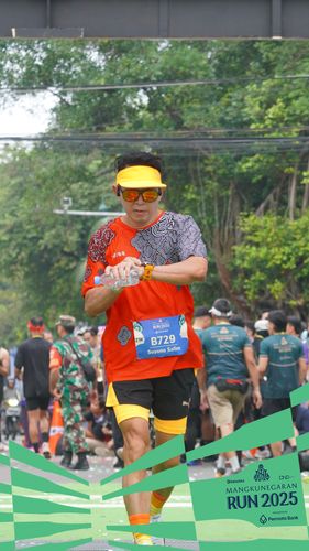Race photo from Mangkunegaran Run 2025
