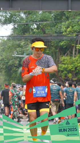Race photo from Mangkunegaran Run 2025