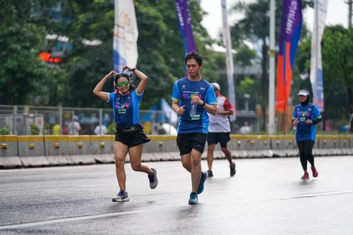 Race photo from Road to BAF Lions Run 2024