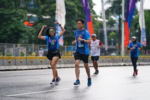 Race photo from Road to BAF Lions Run 2024