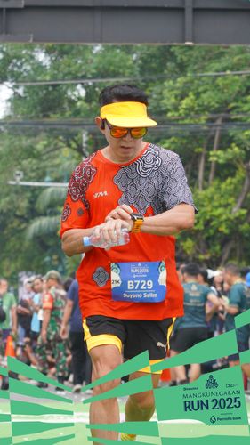 Race photo from Mangkunegaran Run 2025