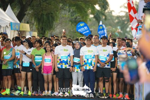 Race photo from Taman Budaya x BOGORUN 2025