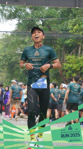 Race photo from Mangkunegaran Run 2025