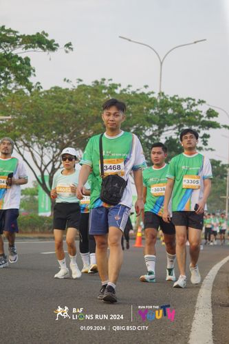 Race photo from BAF LIONS RUN 2024