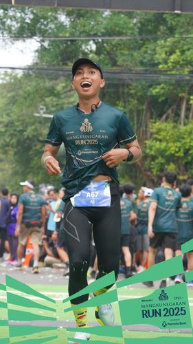 Race photo from Mangkunegaran Run 2025