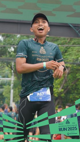 Race photo from Mangkunegaran Run 2025
