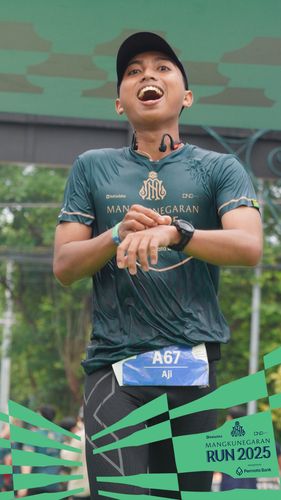 Race photo from Mangkunegaran Run 2025