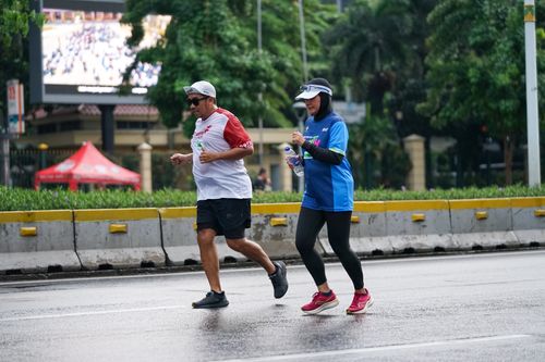 Race photo from Road to BAF Lions Run 2024