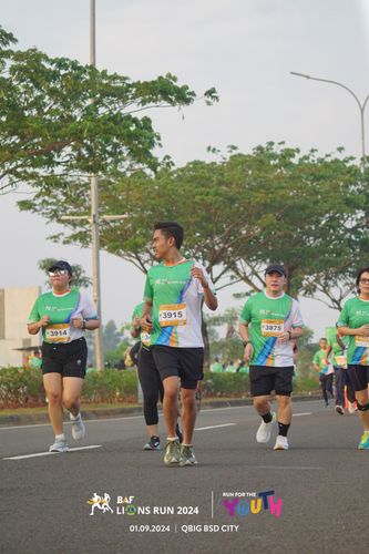 Race photo from BAF LIONS RUN 2024