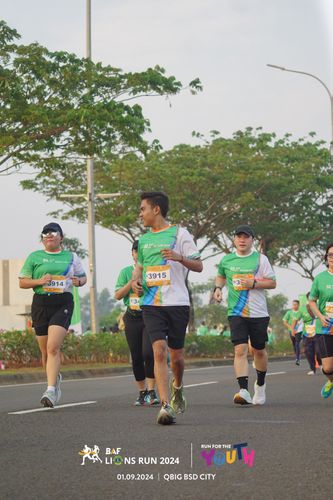 Race photo from BAF LIONS RUN 2024