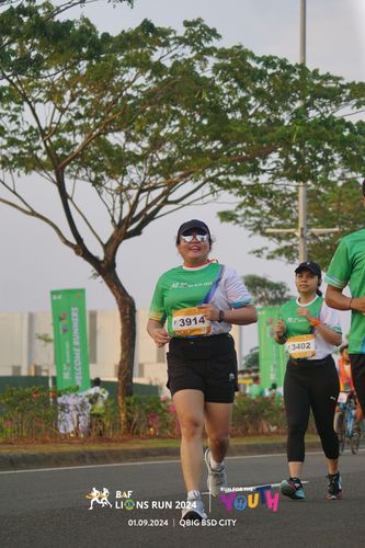 Race photo from BAF LIONS RUN 2024