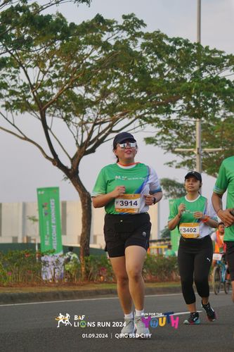 Race photo from BAF LIONS RUN 2024