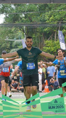 Race photo from Mangkunegaran Run 2025