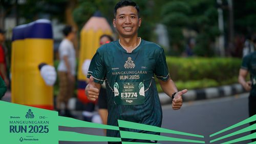 Race photo from Mangkunegaran Run 2025