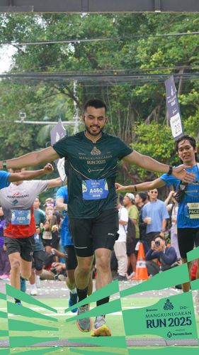 Race photo from Mangkunegaran Run 2025