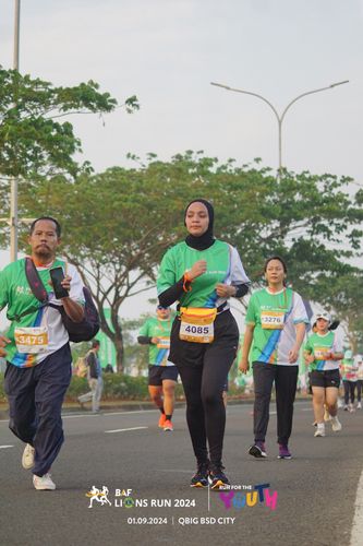 Race photo from BAF LIONS RUN 2024
