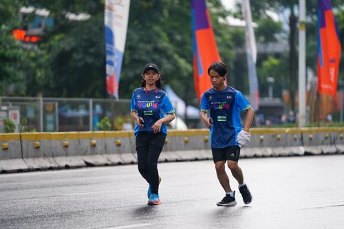 Race photo from Road to BAF Lions Run 2024