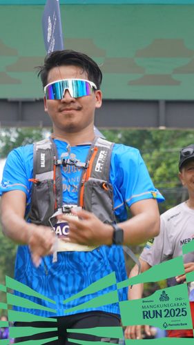 Race photo from Mangkunegaran Run 2025